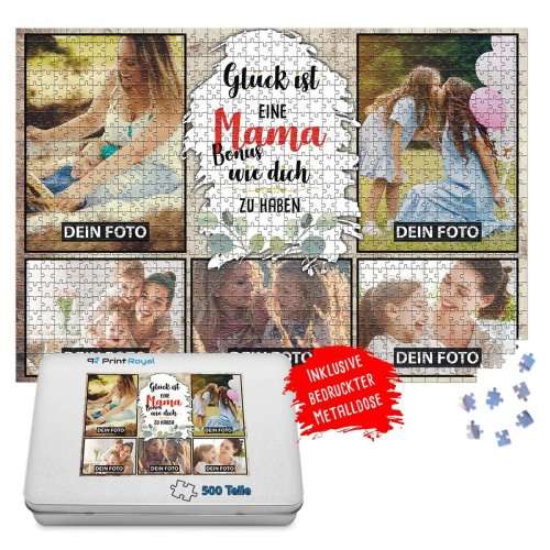 Bild von foto puzzle fuer die bonusmamajpg | fotogeschenkideende 🎀 Geschenke mit eigenem Foto Motiv o Text