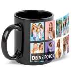 Bild von schwarze tasse mit fotocollagejpg | fotogeschenkideende 🎀 Geschenke mit eigenem Foto Motiv o Text