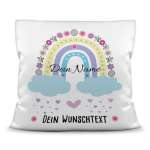 Bild von namenskissen regenbogen wolkjpg | fotogeschenkideende 🎀 Geschenke mit eigenem Foto Motiv o Text