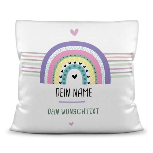 Bild von namenskissen regenbogen pastjpg | fotogeschenkideende 🎀 Geschenke mit eigenem Foto Motiv o Text