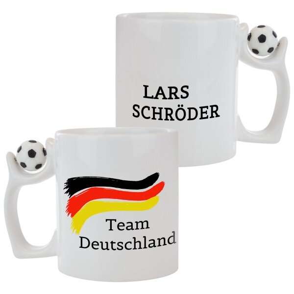 Bild von tasse mit fussballflaggejpg | fotogeschenkideende 🎀 Geschenke mit eigenem Foto Motiv o Text