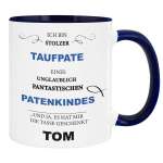 Bild von   tasse fuer taufpatenjpg | fotogeschenkideende 🎀 Geschenke mit eigenem Foto Motiv o Text