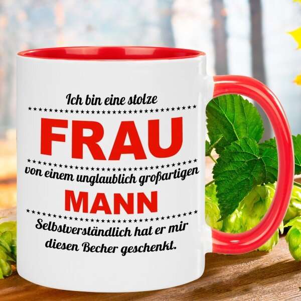 Bild von tasse stolze fraujpg | fotogeschenkideende 🎀 Geschenke mit eigenem Foto Motiv o Text