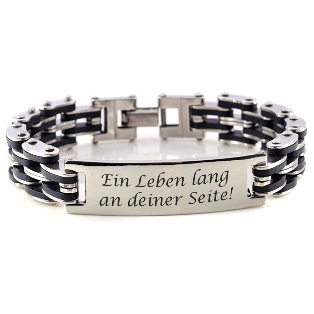 Bild von edelstahlarmband mit gravurplajpg | fotogeschenkideende 🎀 Geschenke mit eigenem Foto Motiv o Text