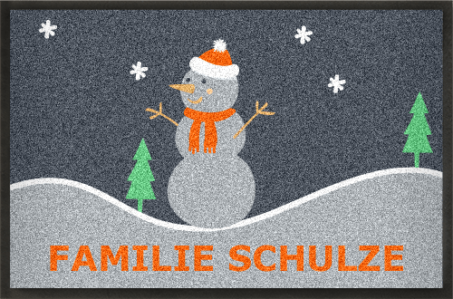 Bild von fussmatte schneemann mit tpng | fotogeschenkideende 🎀 Geschenke mit eigenem Foto Motiv o Text