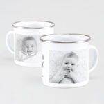 Bild von emaille tasse mit namen und zwjpg | fotogeschenkideende 🎀 Geschenke mit eigenem Foto Motiv o Text