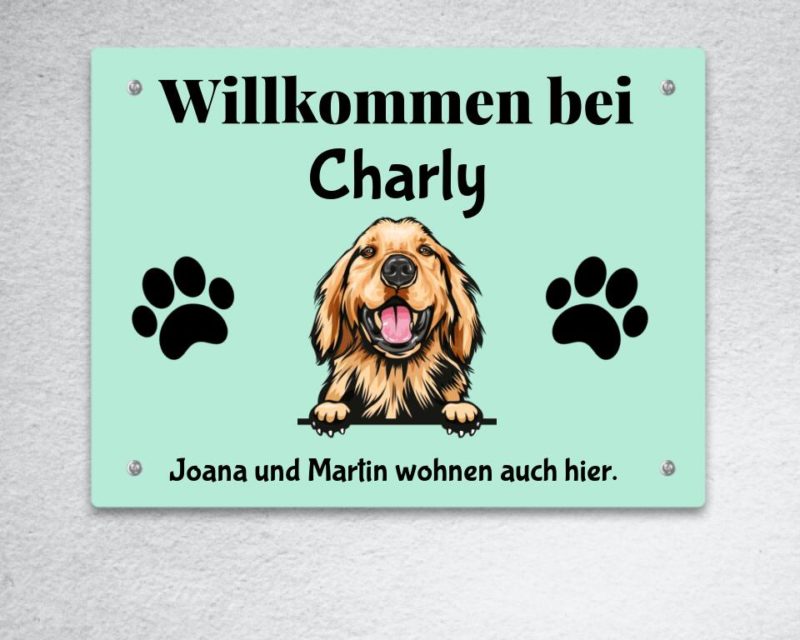 Bild von willkommen hunde portraitjpg | fotogeschenkideende 🎀 Geschenke mit eigenem Foto Motiv o Text