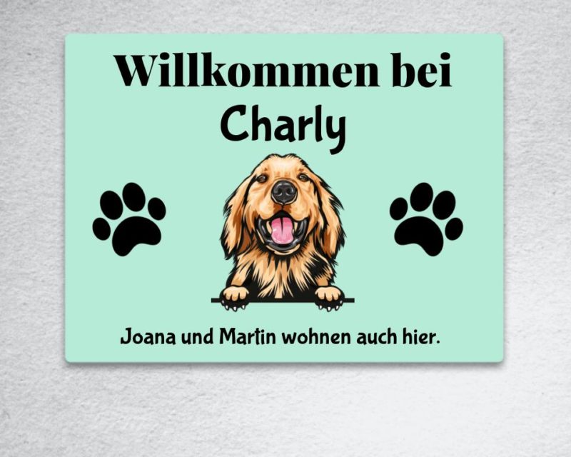 Bild von willkommen hunde portraitjpg | fotogeschenkideende 🎀 Geschenke mit eigenem Foto Motiv o Text