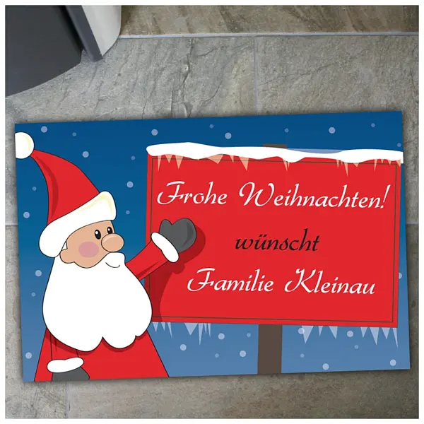 Bild von fussmatte frohe weihnachtenjpg | fotogeschenkideende 🎀 Geschenke mit eigenem Foto Motiv o Text