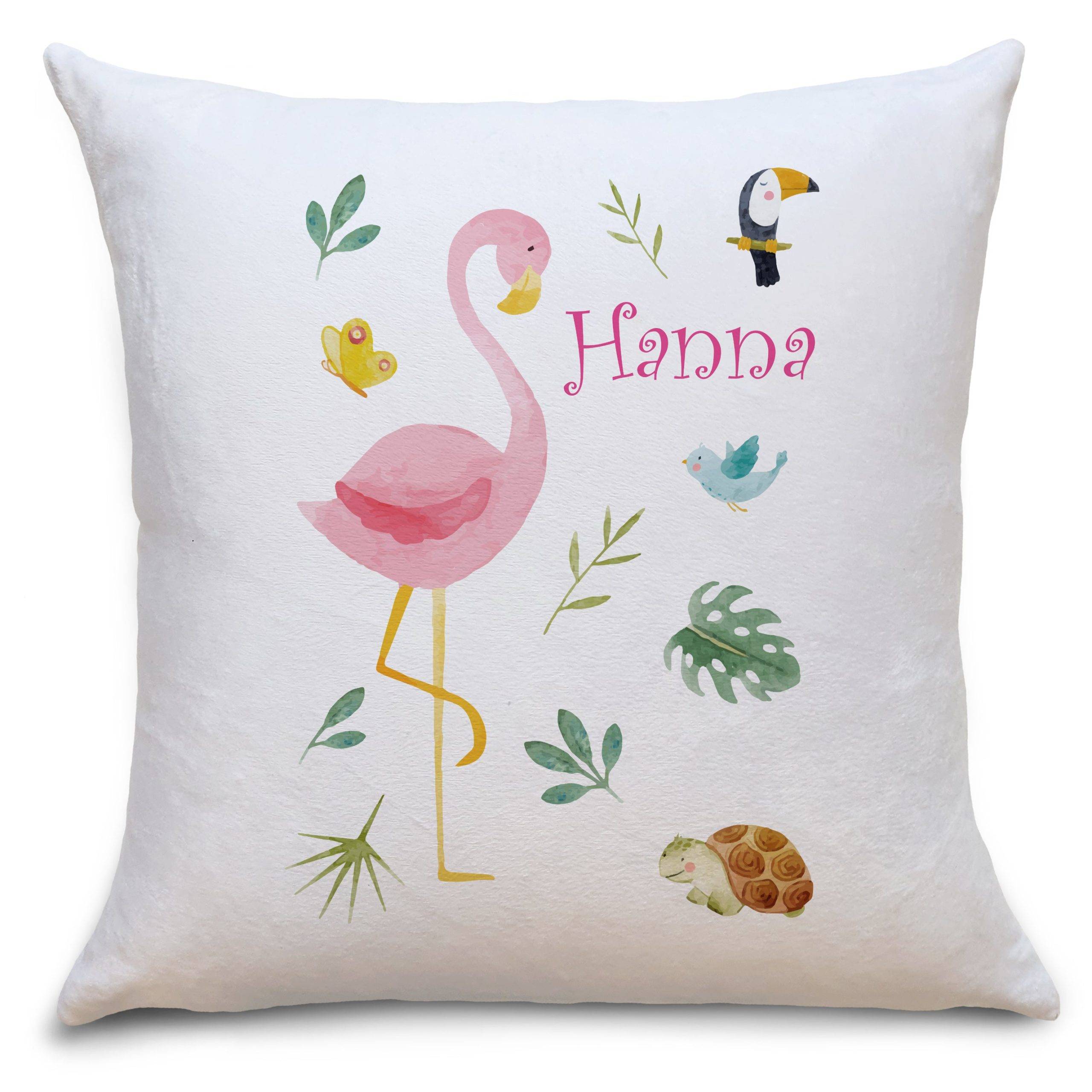 Bild von kinderkissen flamingo safari tjpg | fotogeschenkideende 🎀 Geschenke mit eigenem Foto Motiv o Text