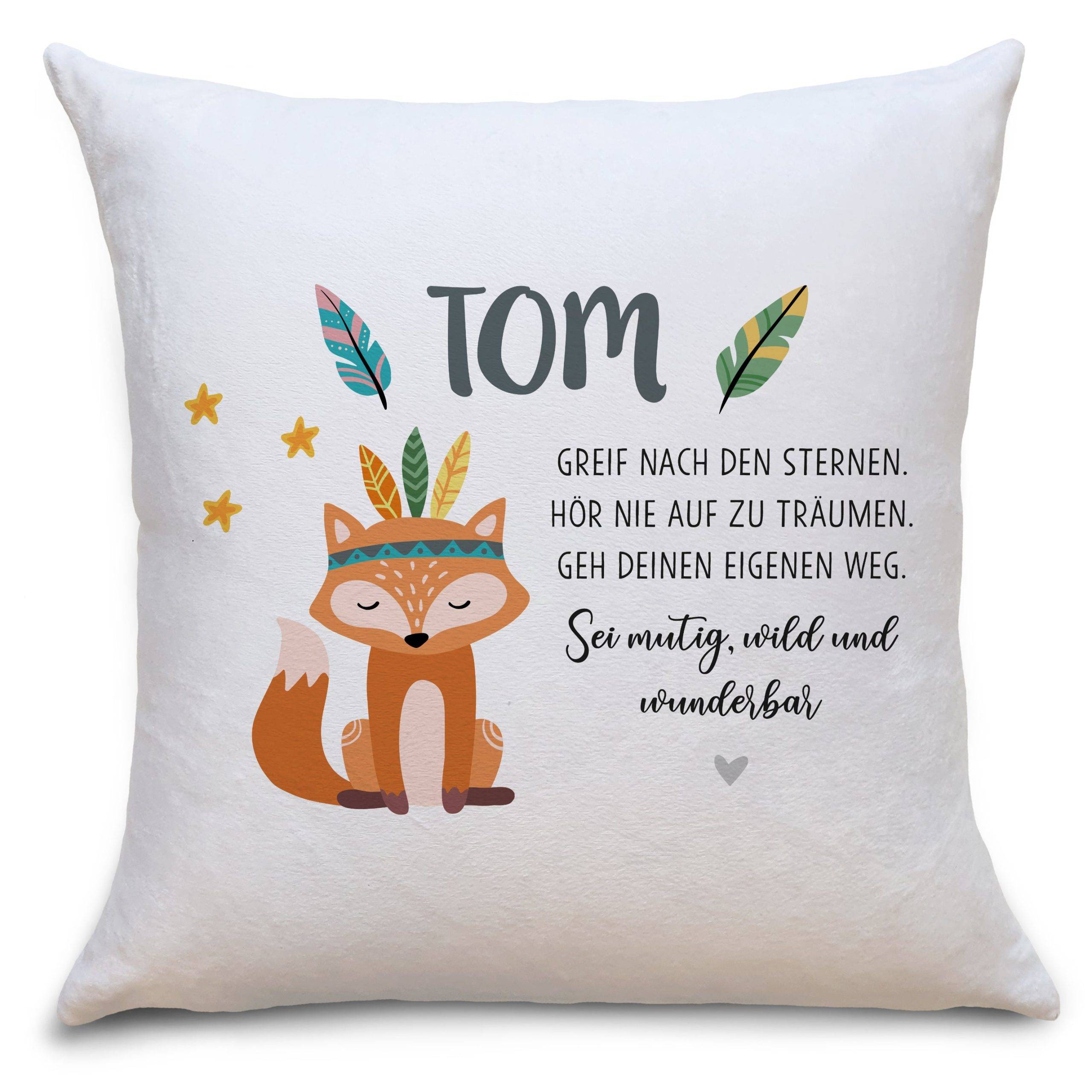 Bild von kinderkissen fuchs bohojpg | fotogeschenkideende 🎀 Geschenke mit eigenem Foto Motiv o Text