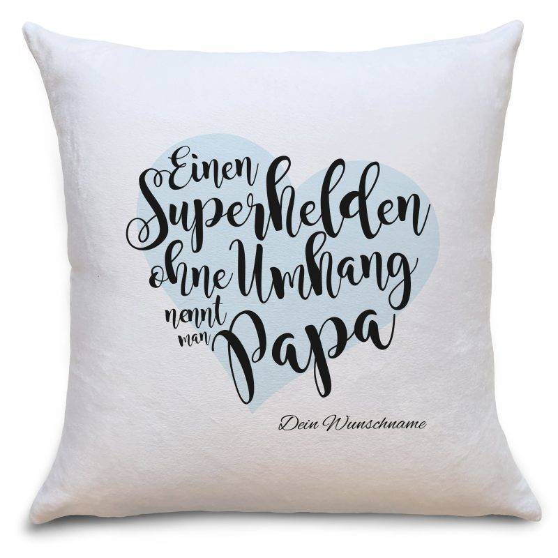 Bild von kissen superheld papajpg | fotogeschenkideende 🎀 Geschenke mit eigenem Foto Motiv o Text