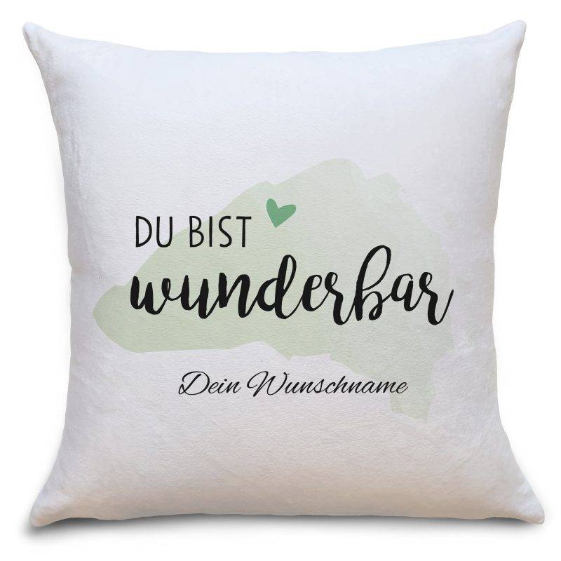 Bild von kissen du bist wunderbarjpg | fotogeschenkideende 🎀 Geschenke mit eigenem Foto Motiv o Text