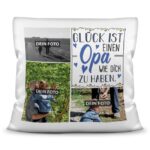 Bild von kissen fuer opa fotocollagejpg | fotogeschenkideende 🎀 Geschenke mit eigenem Foto Motiv o Text