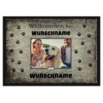 Bild von fussmatte willkommen hund mijpg | fotogeschenkideende 🎀 Geschenke mit eigenem Foto Motiv o Text