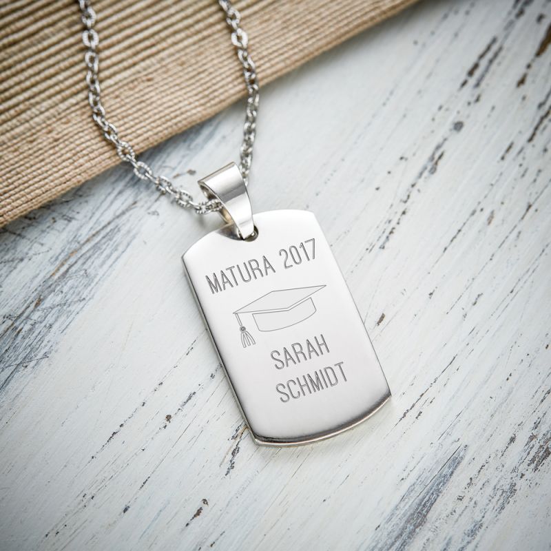 Bild von dog tag kette mit gravur matjpg | fotogeschenkideende 🎀 Geschenke mit eigenem Foto Motiv o Text