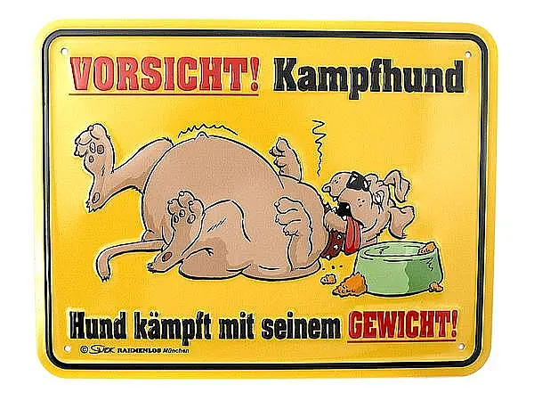 Bild von funschild kampfhundjpg | fotogeschenkideende 🎀 Geschenke mit eigenem Foto Motiv o Text