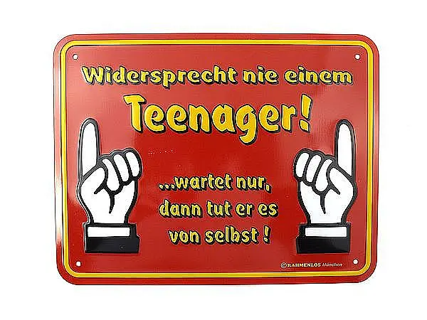 Bild von funschild widersprecht nie eijpg | fotogeschenkideende 🎀 Geschenke mit eigenem Foto Motiv o Text