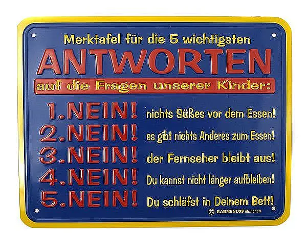 Bild von funschild antwortenjpg | fotogeschenkideende 🎀 Geschenke mit eigenem Foto Motiv o Text