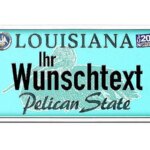 Bild von louisiana usa deko kfz kennzeijpg | fotogeschenkideende 🎀 Geschenke mit eigenem Foto Motiv o Text