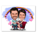 Bild von erstellung karikatur regenbogejpg | fotogeschenkideende 🎀 Geschenke mit eigenem Foto Motiv o Text