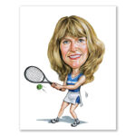 Bild von erstellung karikatur tennisladjpg | fotogeschenkideende 🎀 Geschenke mit eigenem Foto Motiv o Text