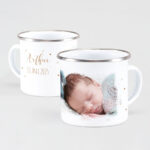 Bild von emaille tasse mit namen und fojpg | fotogeschenkideende 🎀 Geschenke mit eigenem Foto Motiv o Text