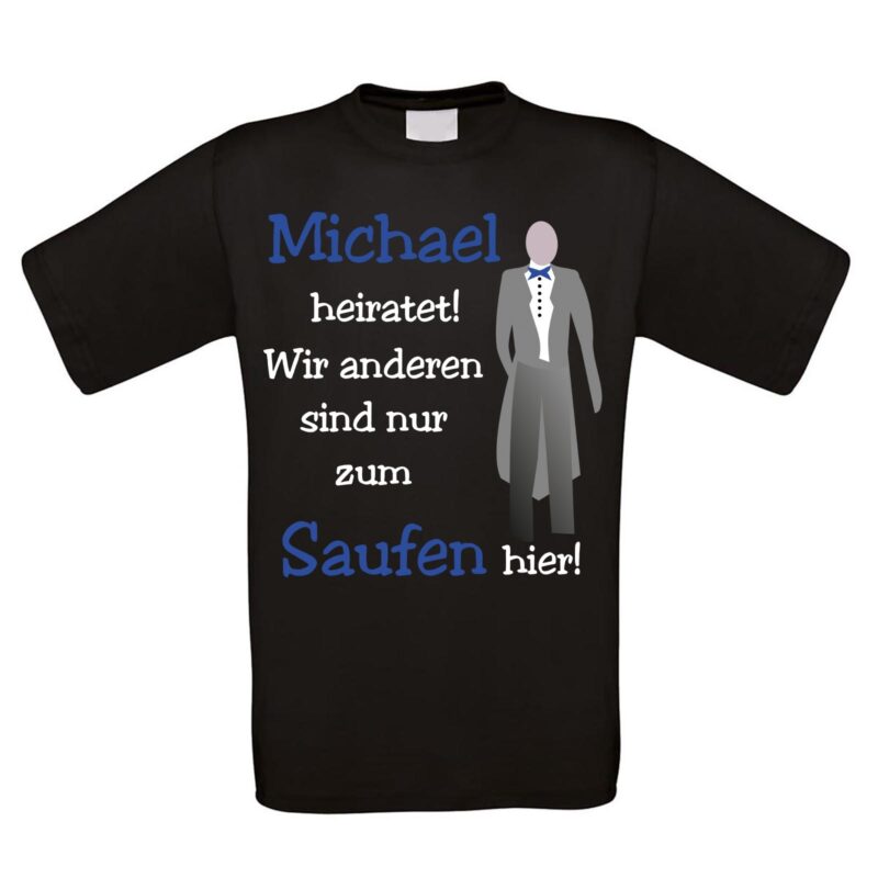 Bild von shirt zum junggesellenabschiedjpg | fotogeschenkideende 🎀 Geschenke mit eigenem Foto Motiv o Text